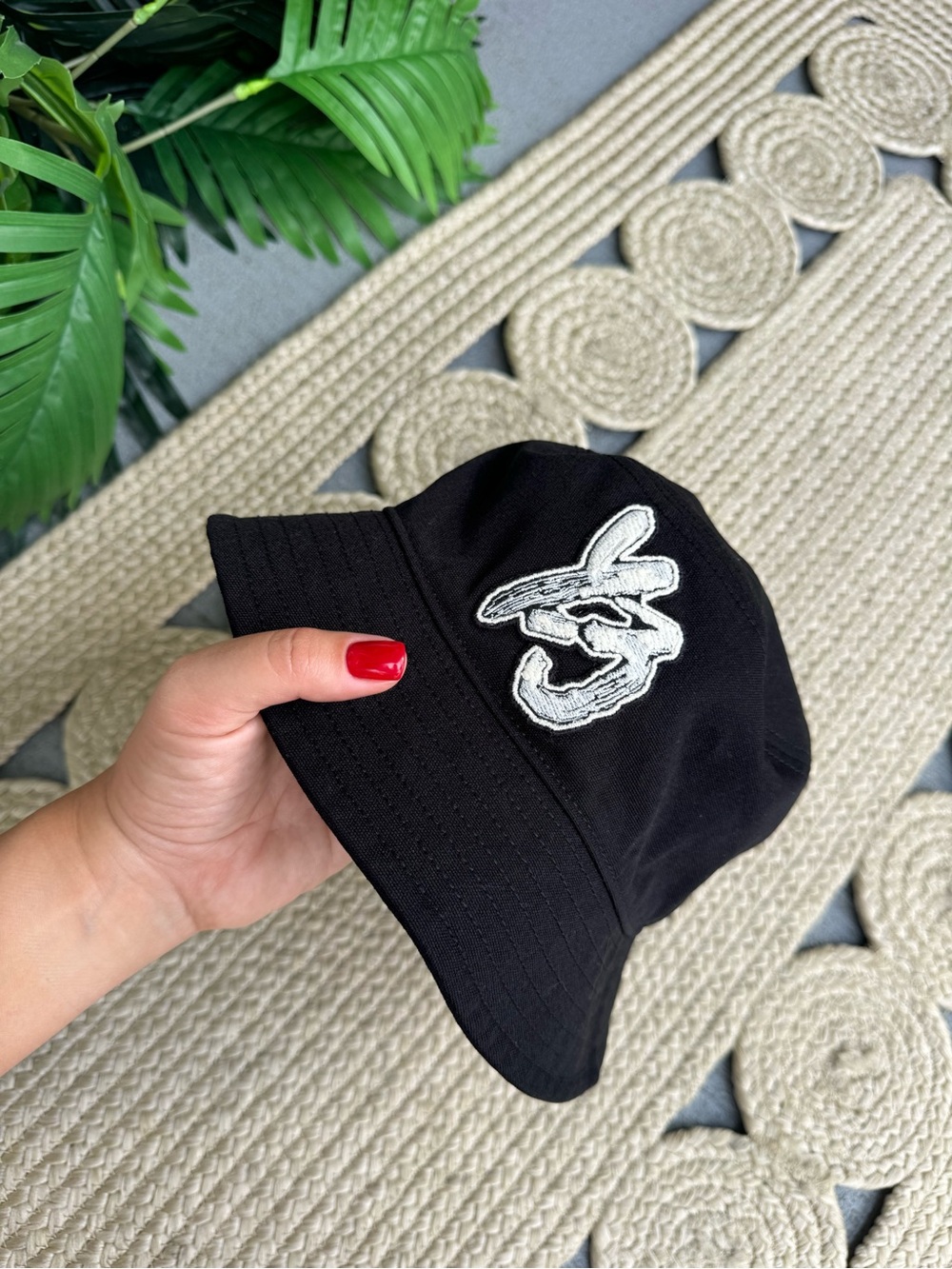 Y-3 Yohji Yamamoto Black Bucket Hat OSFM Embroidered Logo Designer Streetwear